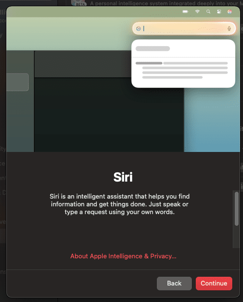 Introduction to Siri, explaining it helps find information and get things done with voice or text requests.